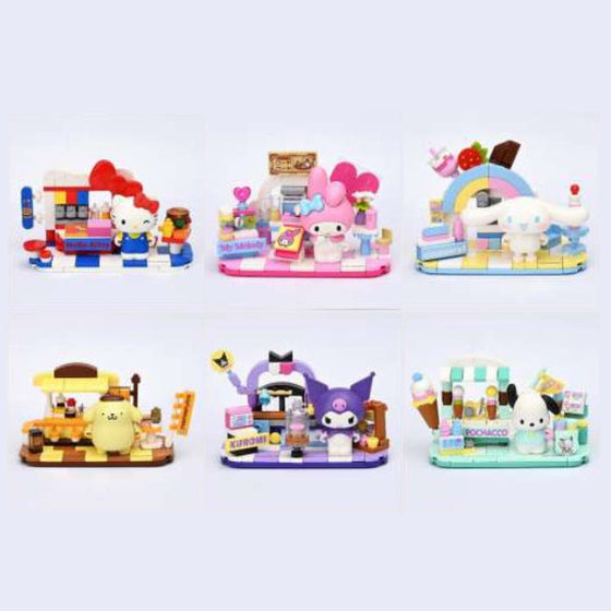 Qman - Sanrio characters餐館小場景系列盲盒 (一套6款)