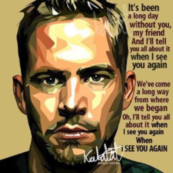 Drawing (保羅·獲加 Paul Walker See You Again)