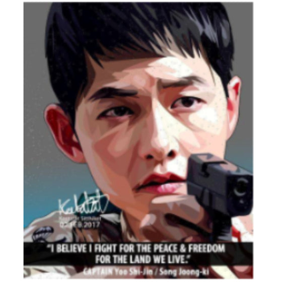 Drawing (Song Joong Ki - I Believe I Fight For The Peace)