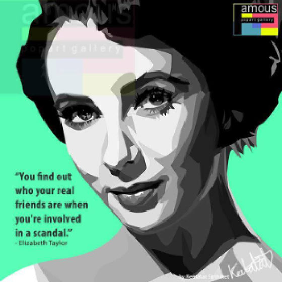 Drawing (伊利沙伯·泰萊 Elizabeth Taylor)