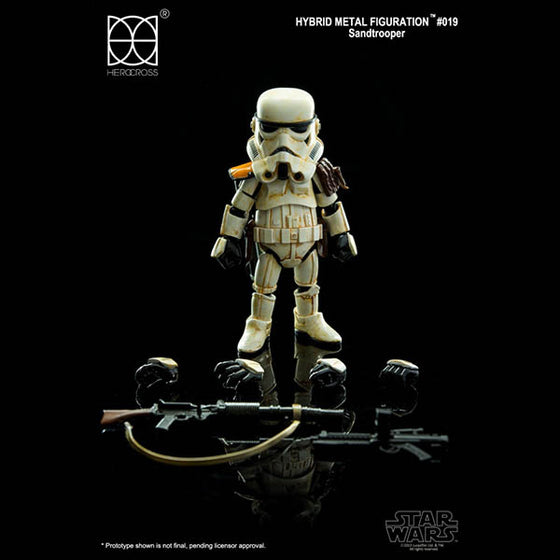 Herocross HMF#019 Star Wars Sandtrooper Light Blaster Action Figure Interchangeable Hands Weapon