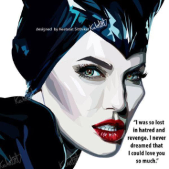 Drawing (黑魔后 Maleficent)