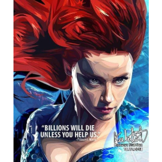 Drawing (Princess Mera - Billions will die unless you help us)