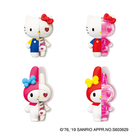 結構模型系列 KITTY & MY MELODY (一套4款)
