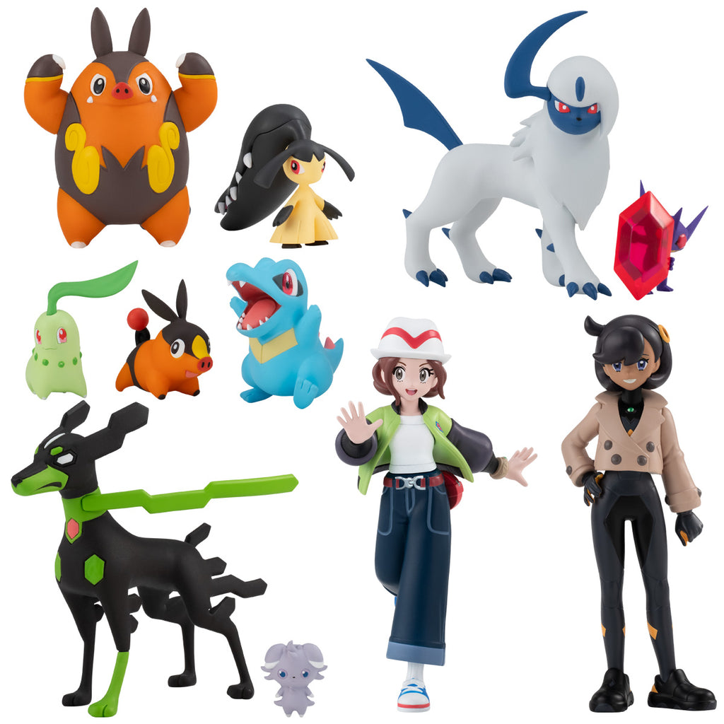 POKÉMON SCALE WORLD LUMIOSE CITY SET W/O GUM