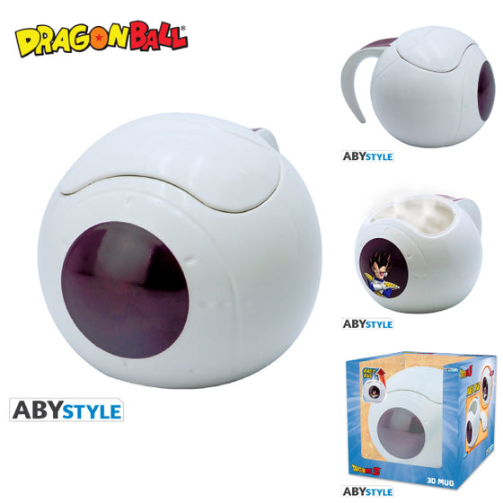 龍珠 - 遇熱變色杯 - 500 ML - 比達太空船造型