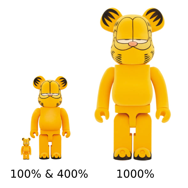 BE@RBRICK GARFIELD Flocky Ver. (100％ & 400％ / 1000%) 加菲貓