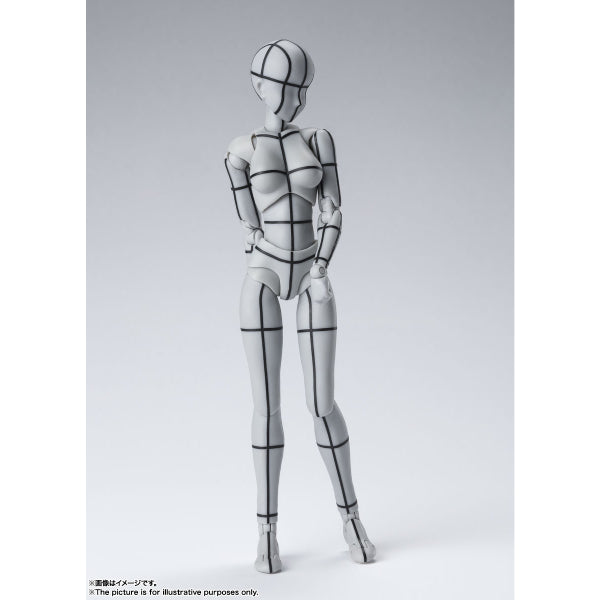 S.H.FIGUARTS 素體醬(女) 線框版 (灰色VER.) (2023年6月再販版本)