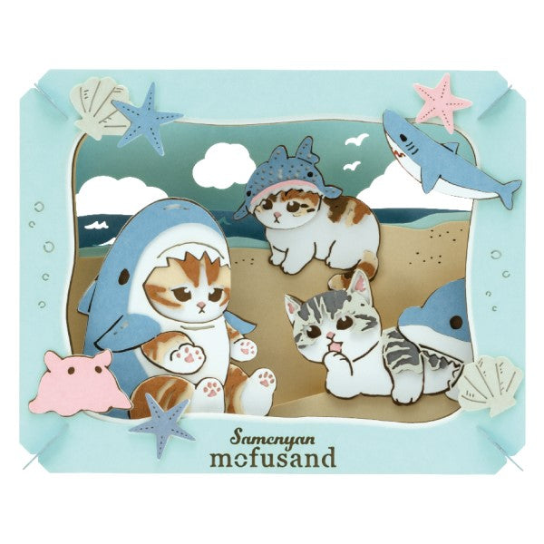 紙劇場 PT-354 mofusand 鯊魚貓