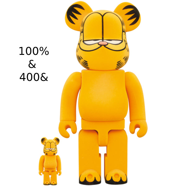 BE@RBRICK GARFIELD Flocky Ver. (100％ & 400％ / 1000%) 加菲貓
