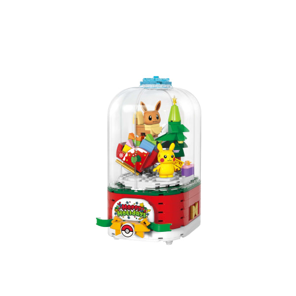 寵物小精靈 寶可夢 Qman - 音樂盒造型積木 (2023年11月再販版本)