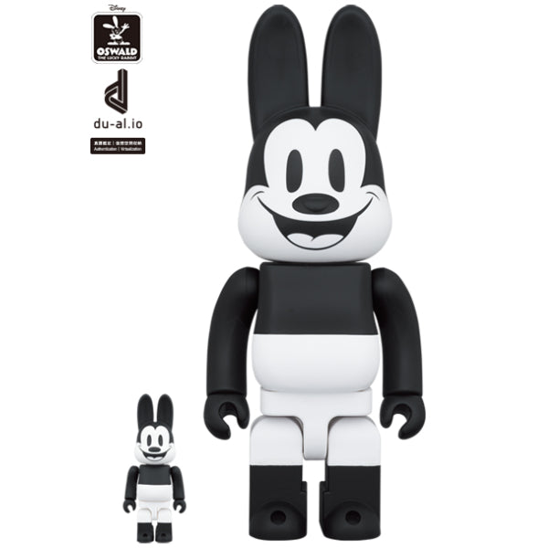 BE@RBRICK R@BBRICK Oswald the Lucky Rabbit 100％ & 400％ 幸運兔奧斯華