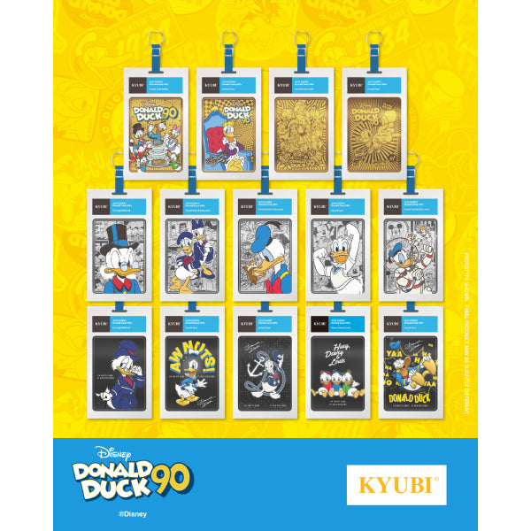 KYUBI 金屬收藏掛飾盲盒系列 第三彈 - 唐老鴨90誕辰