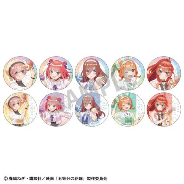 五等分的新娘 Bubble Gun 襟章 (一套10款)