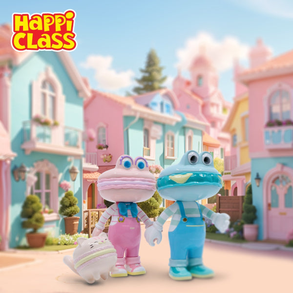 Happi Class - (HC#034 漢堡君 偽裝漢堡君 / HC#035 馬卡龍小姐 + 草莓貓)