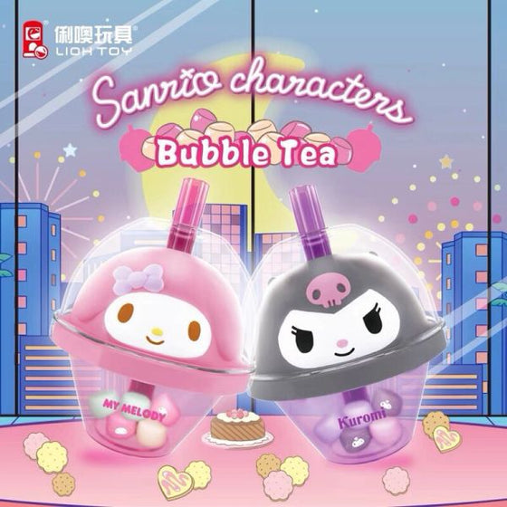 Sanrio characters Tea Drinks (set of 6) 珍珠奶茶杯 芋圓奶茶杯 Milk tea tapioca bubble tea
