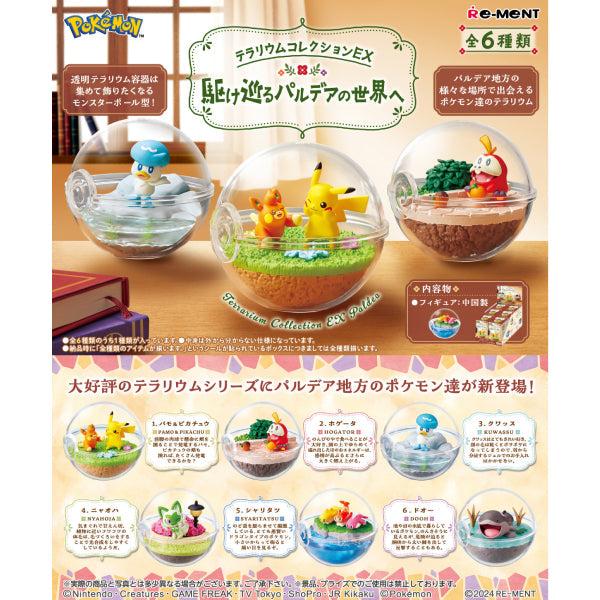RE-MENT - 寵物小精靈 精靈寶可夢水晶球 EX帕底亞的冒險 (一套6款) (2024年8月再販版本)