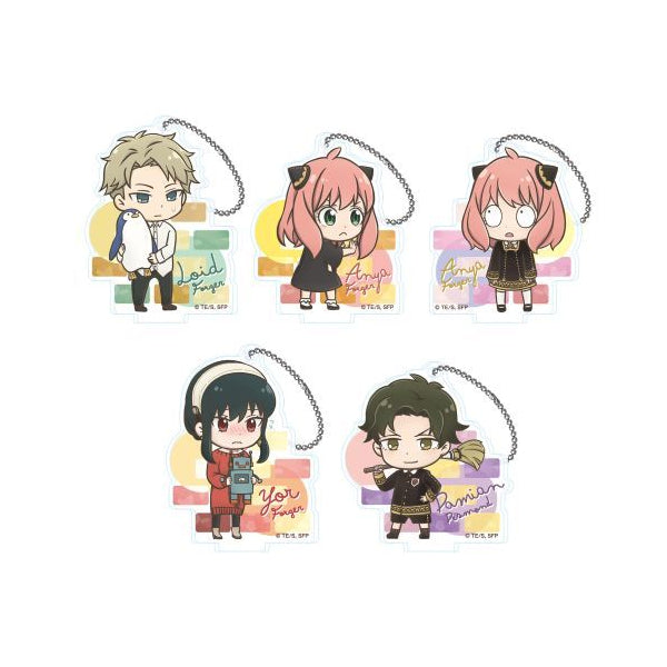 《間諜家家酒》SPY × FAMILY Tojicolle 亞加力鎖匙扣第1彈 (2023年10月再販版本) (一套5款)