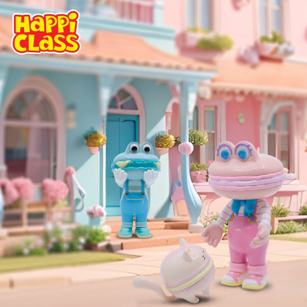 Happi Class - (HC#034 漢堡君 偽裝漢堡君 / HC#035 馬卡龍小姐 + 草莓貓)