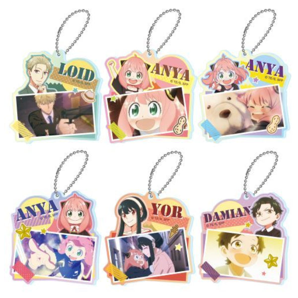 《間諜家家酒》SPY × FAMILY Collage 亞加力鎖匙扣第2彈 (一套6款)