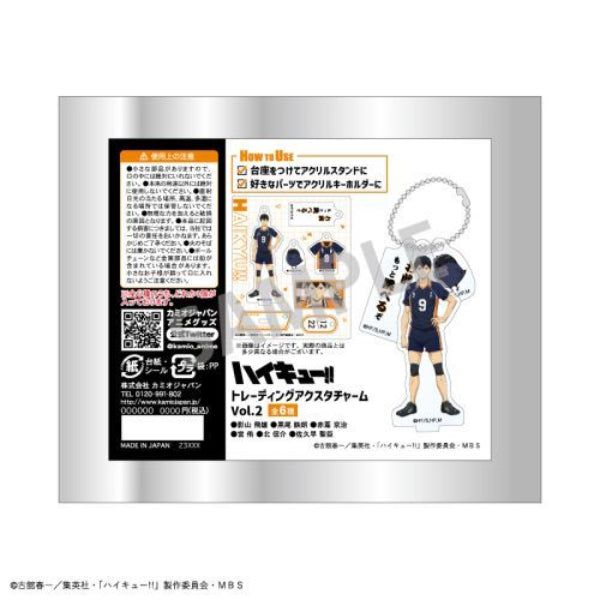 《排球少年》亞加力立牌鎖匙扣第2彈 (一套6款)