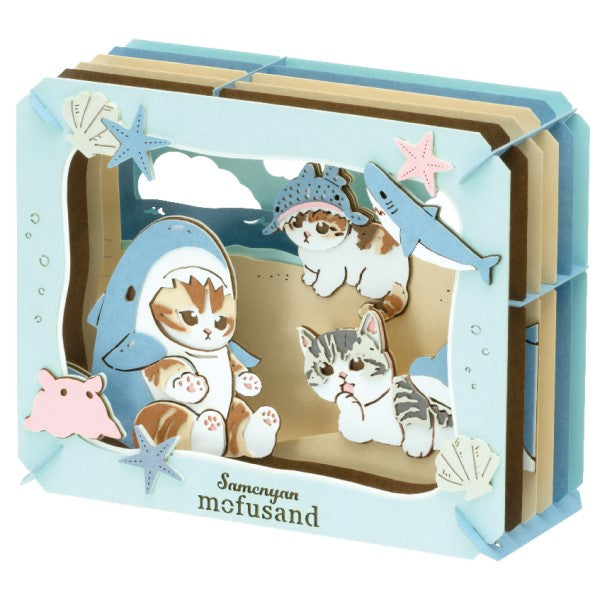紙劇場 PT-354 mofusand 鯊魚貓