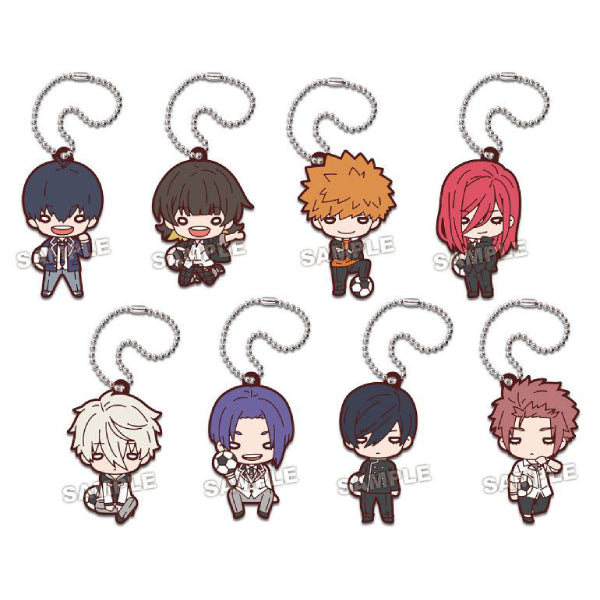 藍色監獄 Nitotan 校服橡膠塊鎖匙扣 (一套8款)