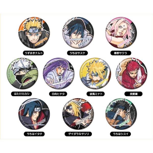 火影忍者疾風傳 漫畫風 Bandai 襟章 (一套10款)