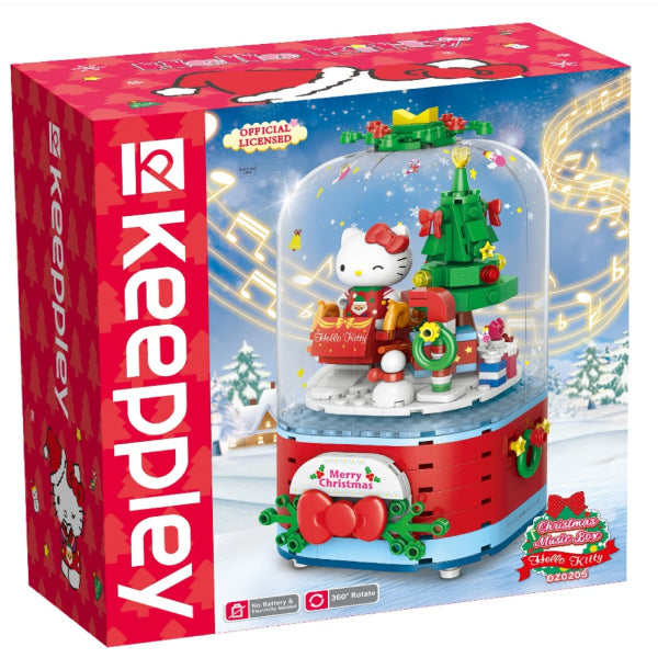 Hello Kitty Qman 音樂盒造型積木