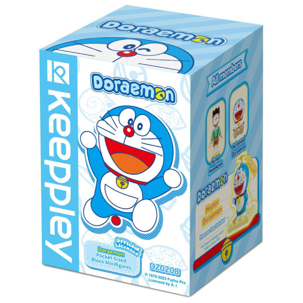 Qman - 多啦A夢口袋積木人 (一盒9隻)