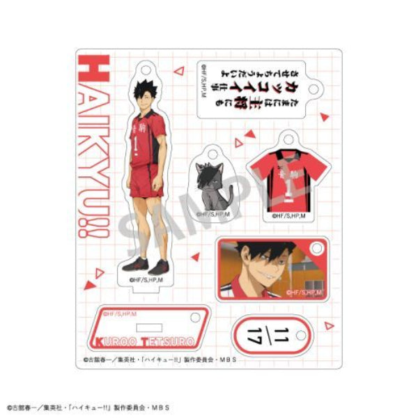 《排球少年》亞加力立牌鎖匙扣第2彈 (一套6款)