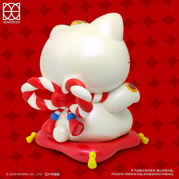 Herocross - WPP# 007 Hello Kitty 招財貓景品模型 (粉紅色 / 銀色)