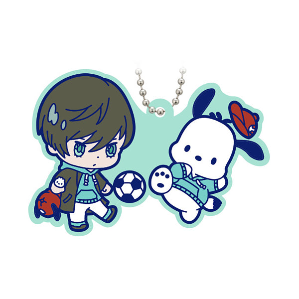 Blue Lock 藍色監獄 X Sanrio 橡膠塊鎖匙扣扭蛋 (一套10款)