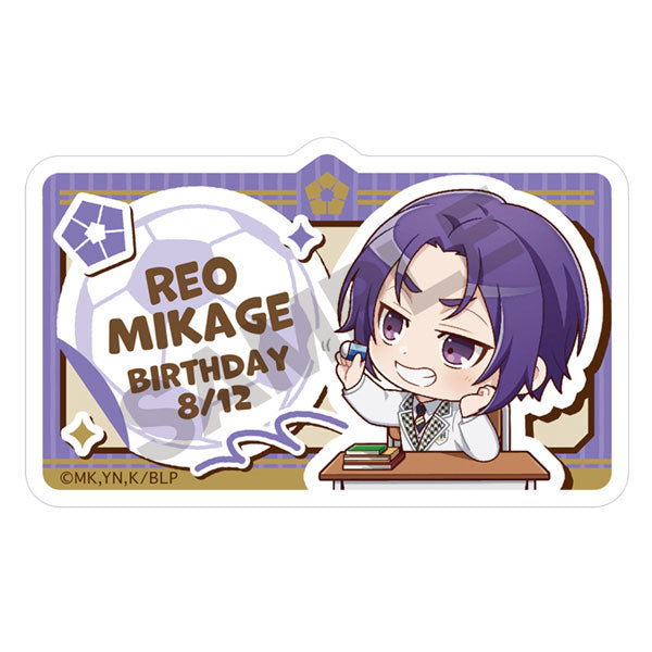 藍色監獄 Puchikura 名片亞加力夾  (一套8款)