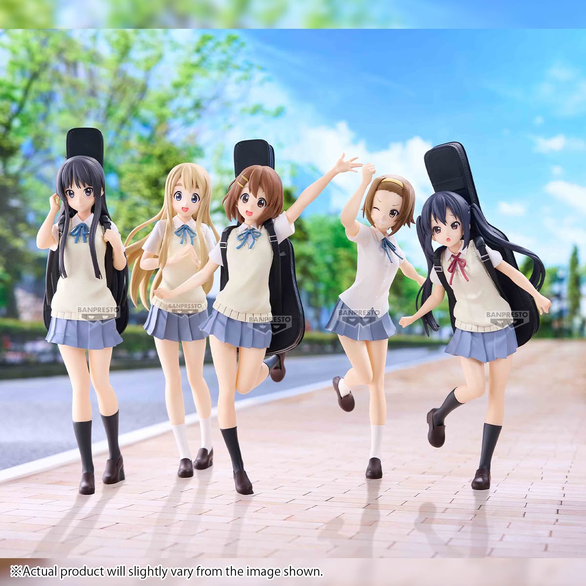 [SQ Figure] K-ON!! 輕音少女 (田井中律 / 琴吹紬 / 中野梓 / 平澤唯 / 秋山澪)