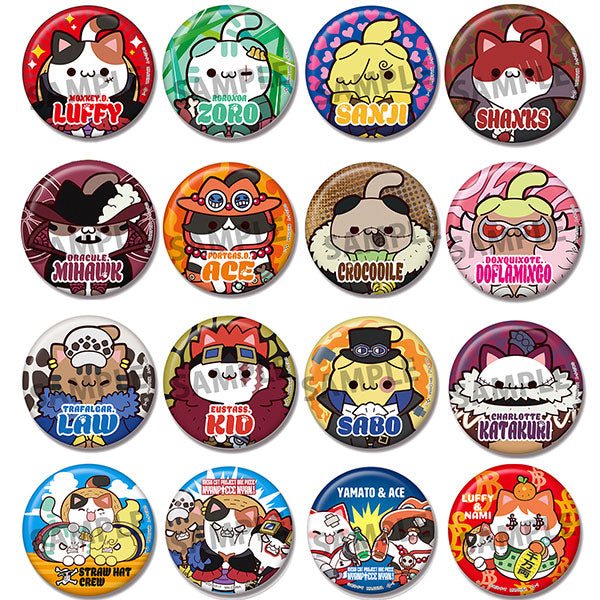 [MEGA CAT]《海賊王》襟章系列 (一套16款)