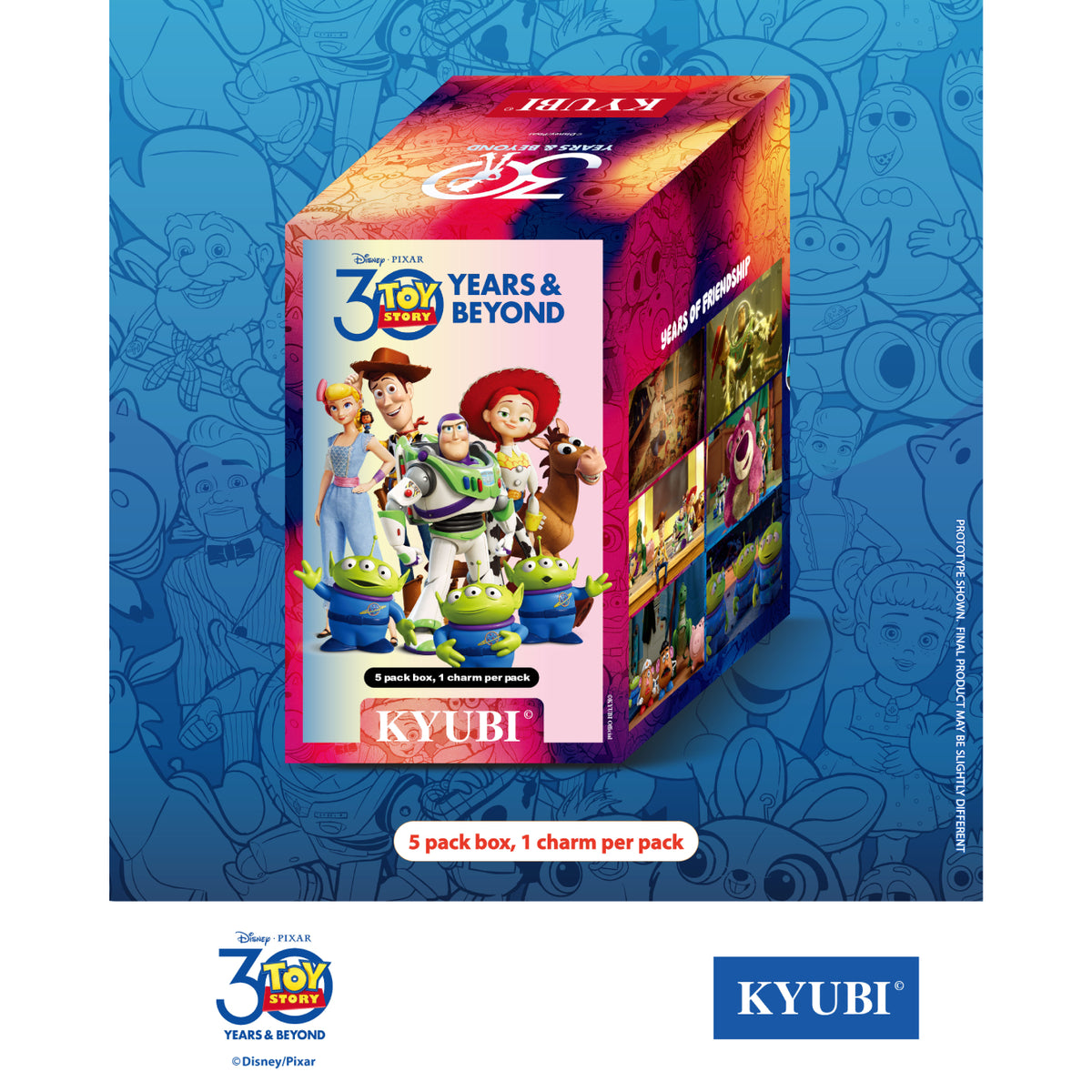 KYUBI 金屬收藏掛飾盲盒系列 第六彈 - 反斗奇兵30周年