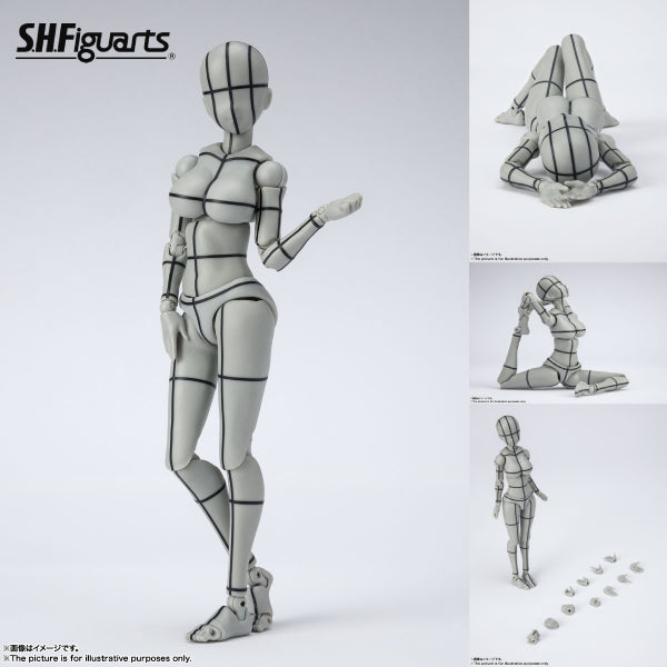 [SHF] 女性素體 矢吹健太朗-Edition (灰色線框Ver.) (2024年7月再販版本)