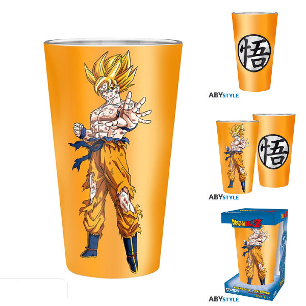 龍珠 - 400ml 大玻璃杯 - 超級撒亞人孫悟空