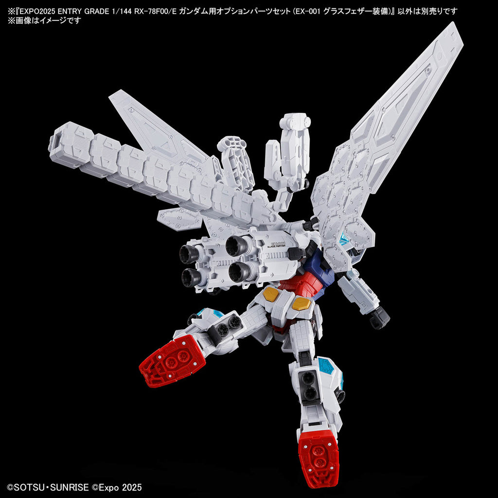ENTRY GRADE 1/144 RX-78F00/E Gundam + Optional Parts Set (EX-001 Grass Feather Equipment) 機動戰士 高達 萬博