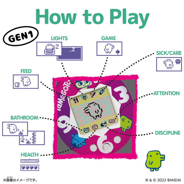 Original Tamagotchi 英文版 (8種)