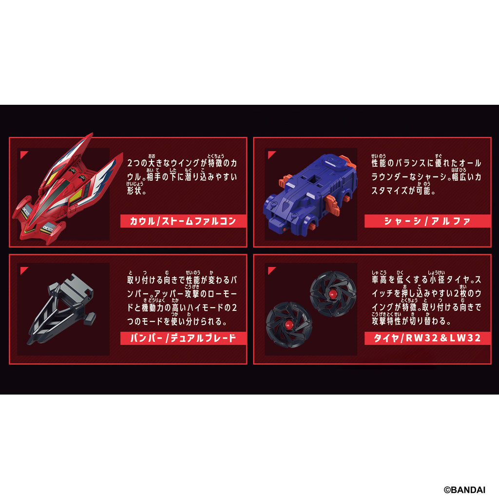 爆裂戰車 新手組合 (01 暴風獵鷹 / 02 奔馳野馬 / 03 狂怒蜥蝪 / 04 暴風獵鷹 異色版 / 05 奔馳野馬 異色版 / 06 狂怒蜥蝪 異色版)