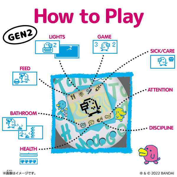 Original Tamagotchi 英文版 (8種)