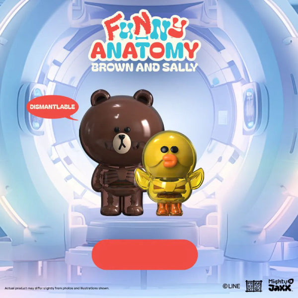 [趣趣解剖系列] LINE FRIENDS - (熊大 / 莎莉)