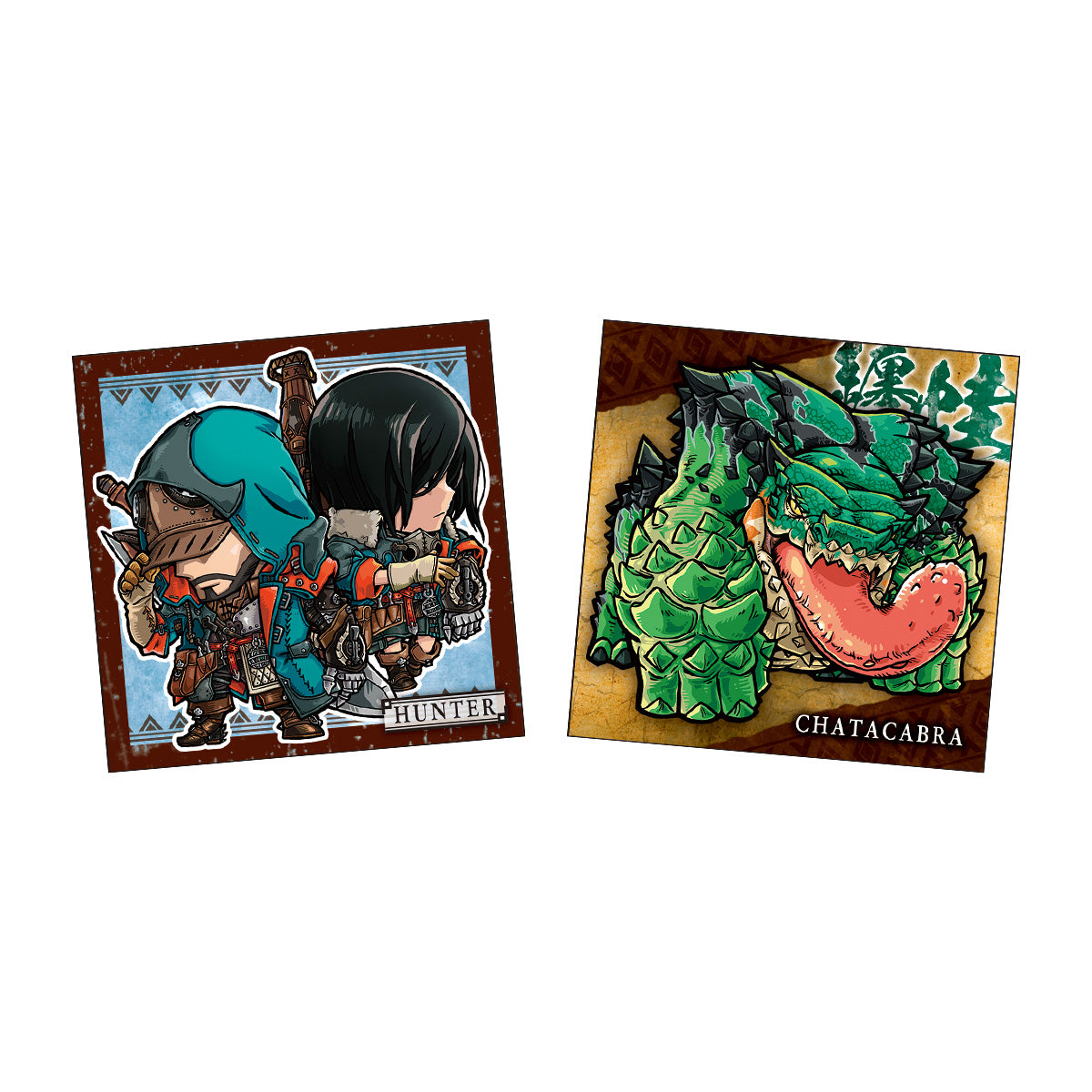 魔物獵人Q版威化餅貼 (一盒20包)