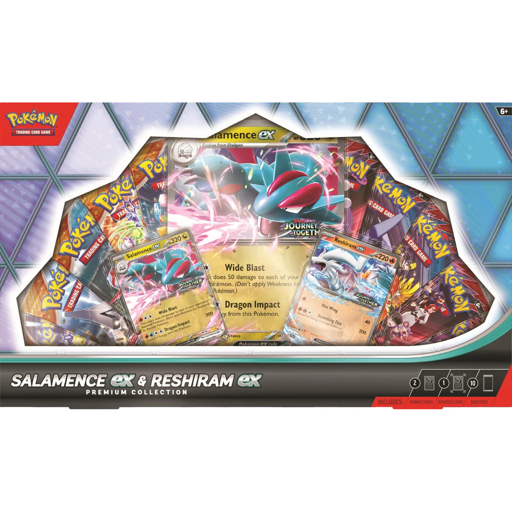 [美版] Pokemon Salamence ex & Reshiram ex Premium Collection