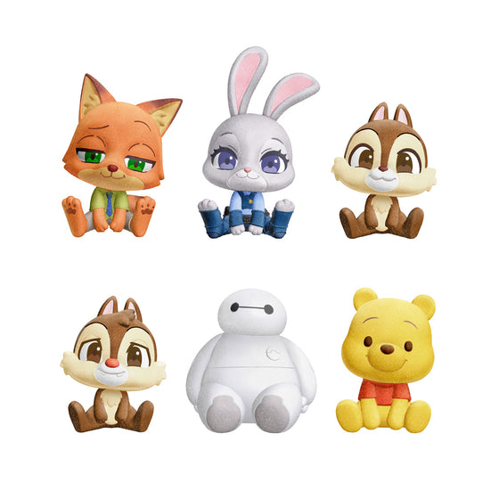 迪士尼角色 毛茸茸公仔 (一盒10個)