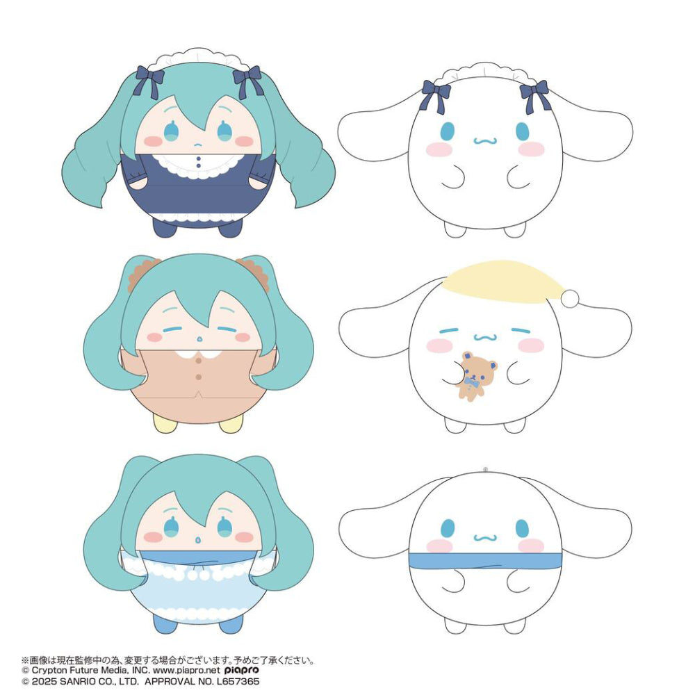初音未來 x 玉桂狗 角色胖胖公仔掛飾 第3彈 (一套6款)