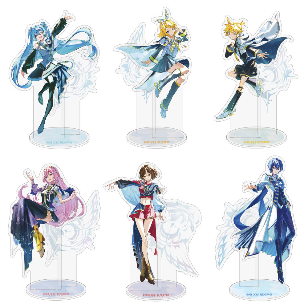 《初音未來巡迴演唱會2025》亞洲香港站限定店產品 - 亞加力立牌 (初音未來 / 鏡音鈴 / 鏡音連 / 巡音流歌 / 山葉 / KAITO)