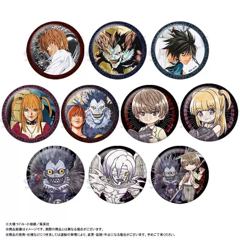 《死亡筆記》皮革襟章 第一彈 (一盒10個)